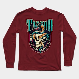 TATTOO SNAKE Long Sleeve T-Shirt